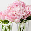 EDEN BOHEMIA VASE WITH HYDRANGEA AND TULIPS