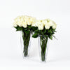 OTTOMAN BOHEMIA VASE SET WITH ROSES