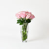 OTTOMAN BOHEMIA VASE WITH ROSES
