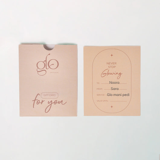 glo spa and salon gift card