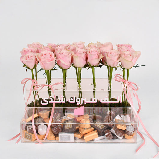 chocolate and roses gift box