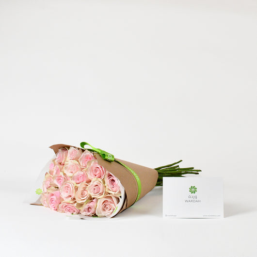 BLUSH PINK ROSES Hand Bouquet
